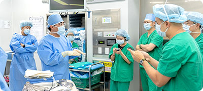 로봇수술 전문 진료팀 사진